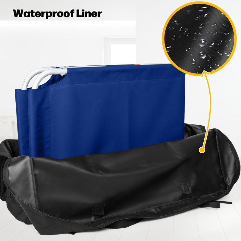 GRAOSO Carrying Bag for Folding Chair  Storage Case Fits for Beach Chair  Zero Gravity Lounge Chair  Director Chair  Folding Walker/Wheelchair  Great for Camping  Travel  Outdoors  Black - Image 3